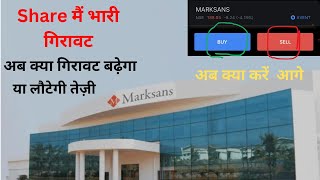 MARKSANS pharma share news  MARKSANS pharma share update  MARKSANS pharma share analysis [upl. by Statis]