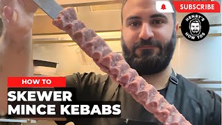 How To Skewer Mince Kebabs  Ep 609 [upl. by Ahsats]