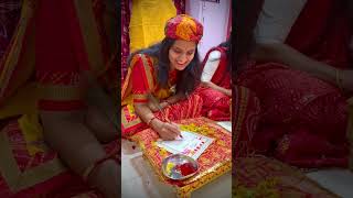 Kankotri Lekhan  Wedding  Parthvi  Kaustubh  viral weddingceremony [upl. by Inait]