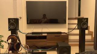 Audioengine A5 Polk psw111  test [upl. by Mair60]