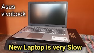 New Asus Laptop is very slow  Dont buy this asus vivobook  one life journey [upl. by Oslec]