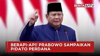 FULL Pidato Perdana Presiden RI Ke8 Prabowo Subianto  Beritasatu [upl. by Dnomsed]