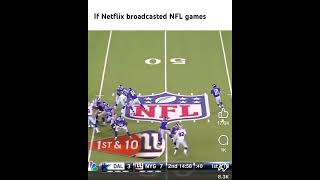 If NFL broadcaster NFL games funny nfl highlights netflix fail miketyson [upl. by Nitsirk631]