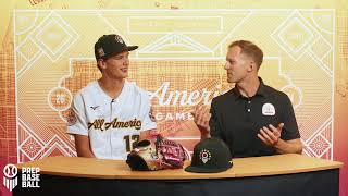 2024 Prep Baseball AllAmerican Game Johnny Slawinski Interview [upl. by Charron225]