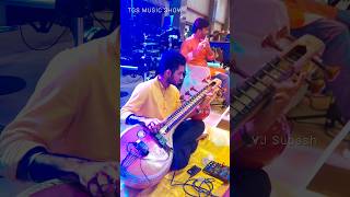 Srivalli song  TGS MUSIC SHOW  Flute Karpagam  Veenai Sree Charan  Instrumental  vjsubash [upl. by Harmony]