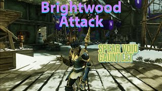 Brightwood Attack WIN SpearVoid Gauntlet Assassin Build  New World War Gameplay [upl. by Adelaida830]