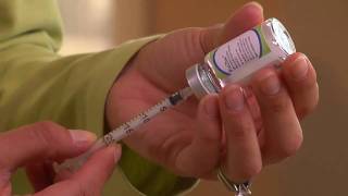 How To Prepare an Insulin Syringe to Inject a Diabetic Cat [upl. by Hannad]