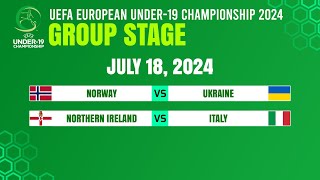 Group A July 18 2024 Matchday 2 Results  UEFA Under19 Championship 2024 [upl. by Marie-Jeanne]