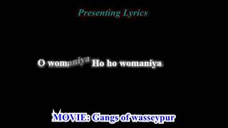 O Womaniya Lyrics Song [upl. by Bently]