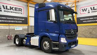 New In Stocklist MERCEDES ACTROS 2445 STREAMSPACE EURO 6 6X2 TRACTOR UNIT – 2017 – YK17 LFU [upl. by Neneek]