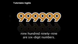 Numbers in English 1 al 1000000 con su Pronunciación [upl. by Haberman]