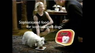 2003 Cesar Dog Food Commercial Sophisticated Taste  Aired January 27 2003 [upl. by Hitt146]