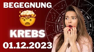 KREBS ♋️🛑 UNERWARTETES TREFFEN 😨 Horoskop  01Dezember 2023 krebs tarot [upl. by Annol540]