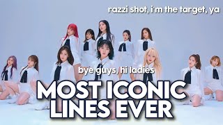 the most iconic lines EVER SAID in kpop songs [upl. by Nollad205]