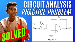 Summing Amplifier on breadboard and analog discovery Electronics 1 LAB  Opamp Applications [upl. by Miltie608]