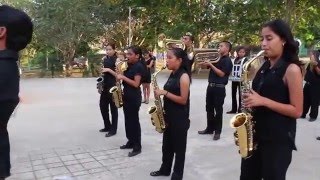 Benque Viejo Marching Band prepares for Good Friday procession [upl. by Dorkas]