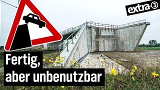 Realer Irrsinn Brücke ohne Zugang in Brandenburg  extra 3  NDR [upl. by Drapehs755]