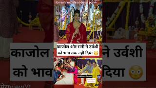 Urvashi Rautela at Kajol nd Ranis Durga Pujan [upl. by Resor]