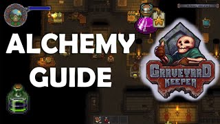 COMPLETE ALCHEMY TUTORIAL  Graveyard Keeper [upl. by Eirek108]