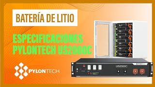 Pylontech US2000C  Especificaciones Técnicas amp Review [upl. by Valerlan]