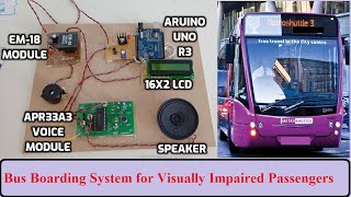 Bus Boarding System for Visually Impaired Passengers [upl. by Oisorbma654]