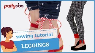 How to sew Leggings for Women  A Step by Step Sewing Tutorial [upl. by Tizes902]