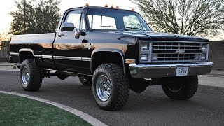 1986 Chevy K30 454 4wd Black обзор  Review [upl. by Terti]