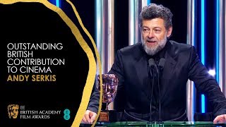 Ian McKellen Presents Andy Serkis with Outstanding British Contribution to Cinema  EE BAFTA Film [upl. by Claudia]