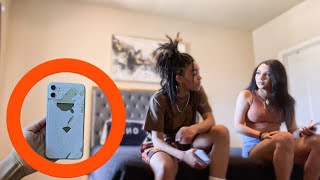 ACCUSING MY GF OF CHEATING ON ME THEN BREAKING HER PHONE PRANK [upl. by Ellac]