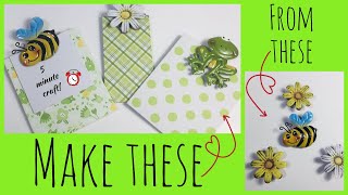 DIY cute mini clipboards EASYTOMAKE with custom DIY clips 5 MINUTE CRAFT FAIR CRAFT [upl. by Schlicher]