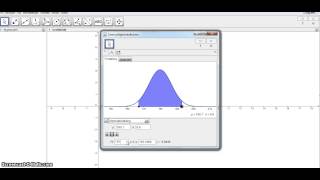 Normalfordeling i Geogebra [upl. by Sairacaz701]