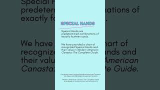 Modern American Canasta  Dealing out Definitions Special Hands canasta modernamericancanasta [upl. by Gabbert]