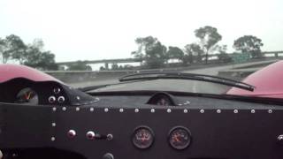 1967 Ferrari 330 P34 Norwood drive on the street with exhaust sound loud [upl. by Trauts277]