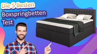 Die 5 Besten Boxspringbetten Test [upl. by Falkner]