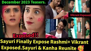 Destined by Fate Starlife December 2023 Teaser Update in EnglishSayuri Expose Rashmi amp Vikrant [upl. by Nysilla]