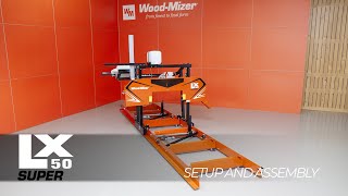 LX50SUPER Portable Sawmill Setup and Assembly  WoodMizer [upl. by Thaxter45]