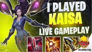 I Played Kaisa With BrokenSupport and Darkbreaker  Wild Rift HellsDevil Plus Gameplay [upl. by Enowtna]