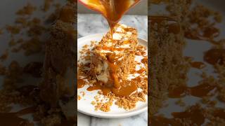 Caramel Apple Cheesecake Bars no bake  kingcooks recipe [upl. by Damiano]