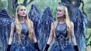 Moonlight and Tombstones Celtic Gothic  Harp Twins original [upl. by Nagey]