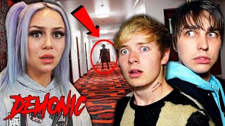 Something disturbing happened to them at the HAUNTED STANLEY HOTEL scary Part 2 [upl. by Eetsirk]