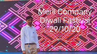 Meril Company Diwali Fastival 29102024 [upl. by Noletta]