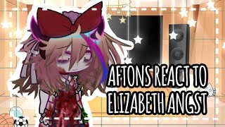 Aftons react to Elizabeth Afton angstFNAFGACHAGACHALIFE2REACTION [upl. by Ri]