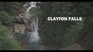 Bella Coola  Clayton Falls Drone Footage [upl. by Minardi]