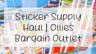 Bought 17 Happy Planner Sticker Books  OLLIES BARGAIN OUTLET [upl. by Perpetua]