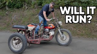 This BARN FIND Harley Hasnt Run in 50 Years [upl. by Mcmillan257]