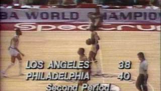 1980 NBA Finals Lakers at Sixers Gm 6 part 310 [upl. by Brubaker]