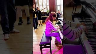 Moonlight Sonata 3rd Movement in the Piano Shop YamahaMusicLondon publicmusic pianoshop [upl. by Arnon]