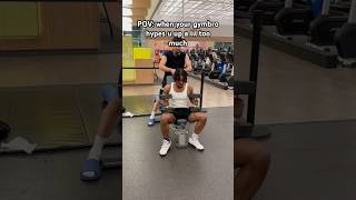 Smacked the skin off my back🤦🏾‍♂️ funny relatable gymshorts humor fyp comedy explore [upl. by Hershell461]