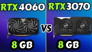 RTX 4060 vs RTX 3070  Test in 10 Games [upl. by Ruzich895]