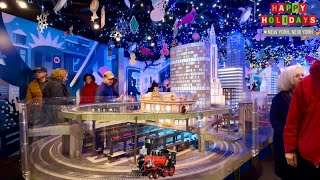 2024 NYC Christmas Walk 🎅 Grand Central Holiday Train Show amp Holiday Market Then Winter Village ⛸️ [upl. by Rosmunda216]